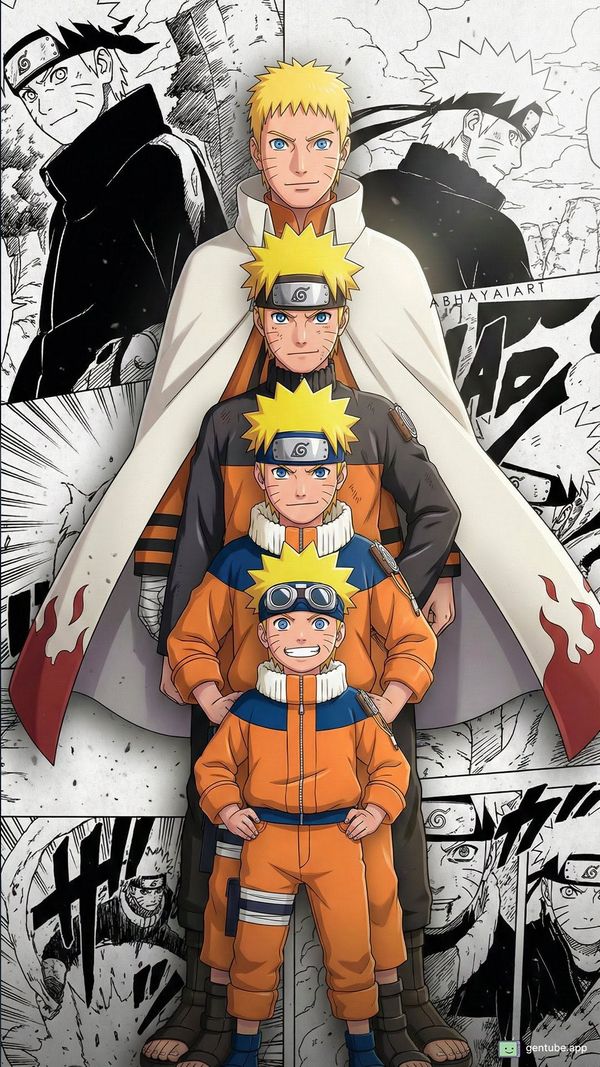 Uzumaki Naruto Age Progression