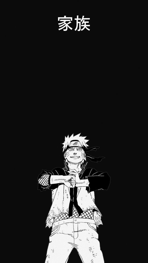 Uzumaki Naruto Monochrome
