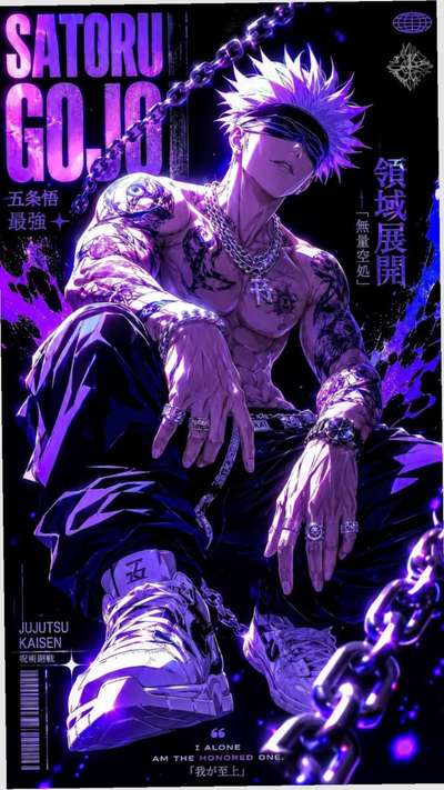 Gojou Satoru Tattoo