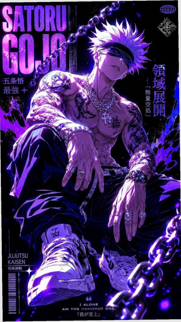 Gojou Satoru Tattoo