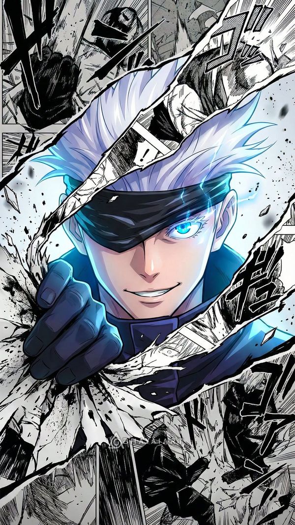 Gojou Satoru Blue Eyes