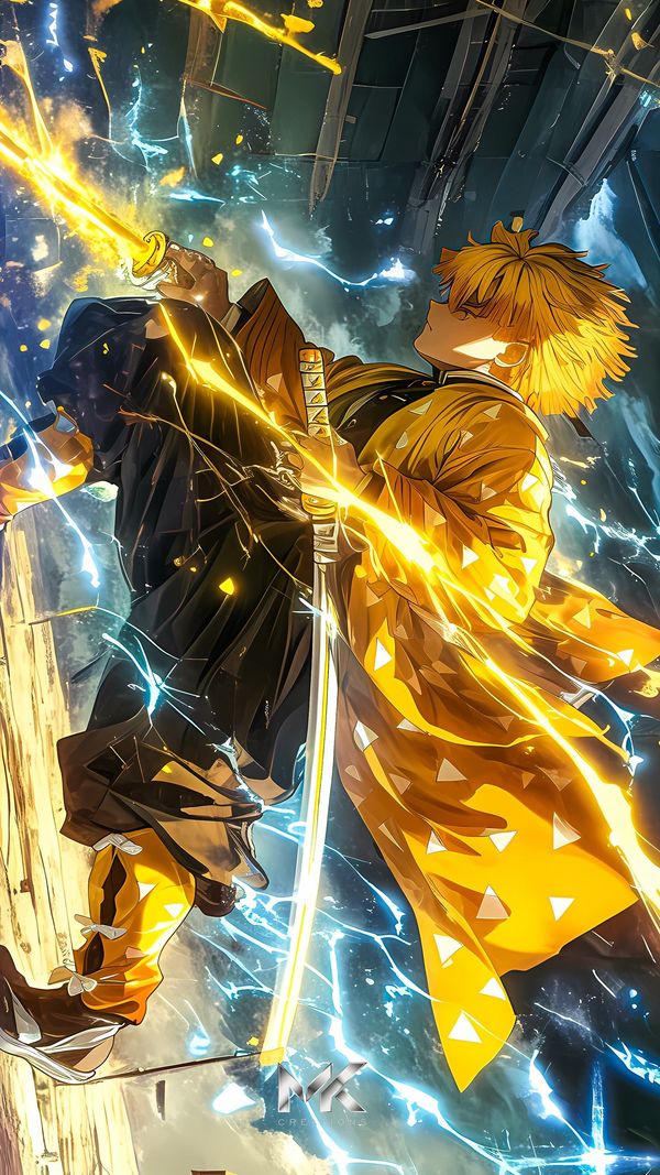 Blonde Hair Demon Slayer Uniform