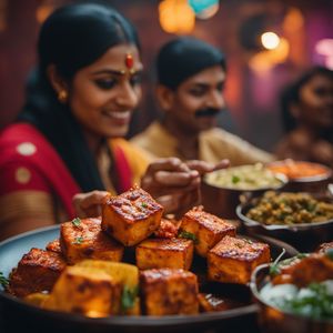 Achari paneer tikka