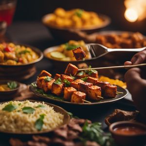 Achari paneer tikka