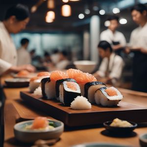 Anago nigiri sushi