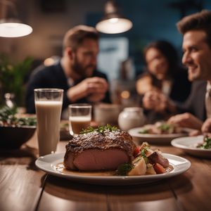 Arrosto di maiale con latte