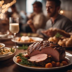 Arrosto di maiale con latte