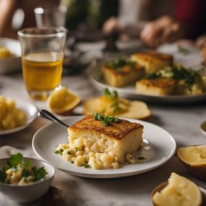 Bacalhau com broa - Portuguese cuisine