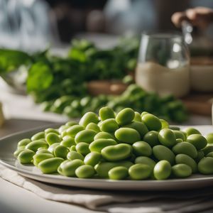 Baccelli e pecorino - Italian cuisine