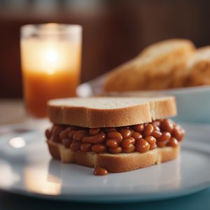 Baked Bean Sandwich - British cuisine