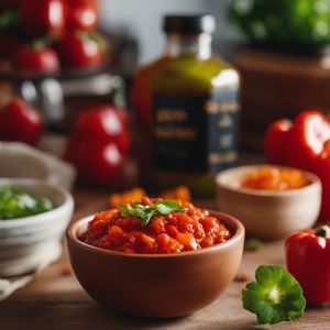 Bell Pepper Chutney - Indian cuisine