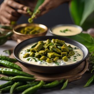 Bhindi kadhi