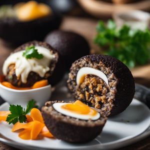 Black Pudding Scotch Egg