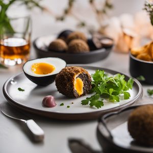 Black Pudding Scotch Egg