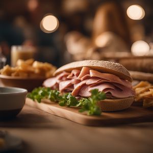 Bocadillo de mortadela - Spanish cuisine