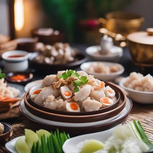 Boiled Taro and Crab