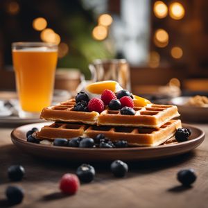 Brussels Waffles - Belgian cuisine