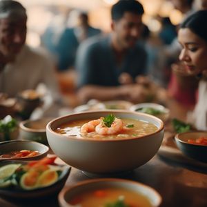 Caldo de camarón