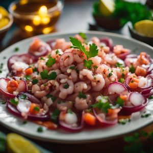 Ceviche de pulpo - Peruvian cuisine