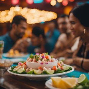 Ceviche de Sierra - Peruvian cuisine