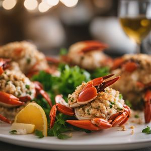 Crab Stuffed with Crayfish