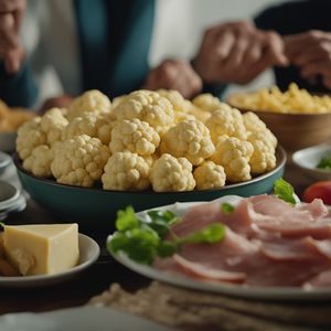 Cvjetača sa šunkom i sirom - Croatian cuisine
