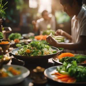 Đĩa rau sống - Vietnamese cuisine