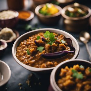 Eggplant Chutney - Indian cuisine