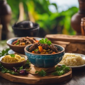 Fungee and Pepperpot - Guyanese cuisine