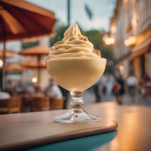 Gelato allo zabaione - Italian cuisine