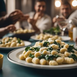 Gnocchi di ricotta e spinachi - Italian cuisine