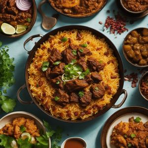 Gosht dum biryani - Indian cuisine