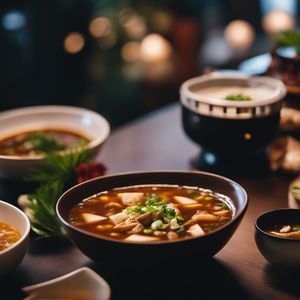 Hot and Sour Soup - Chinese cuisine