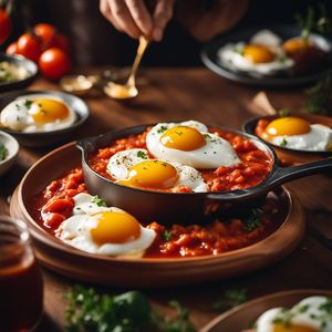 Huevos ahogados - Mexican cuisine