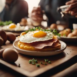 Huevos rotos - Spanish cuisine
