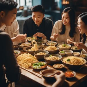 Janchi guksu - Korean cuisine