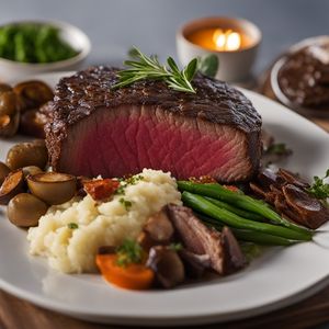 Karoo Roast Ostrich Steak - South African cuisine
