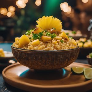 Khao op sapparot - Thai cuisine