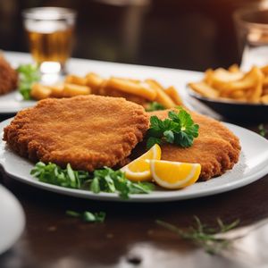 Krüstchen Schnitzel - German cuisine