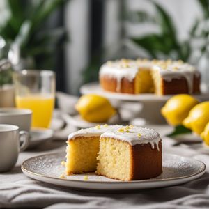 Lemon Drizzle Cake - British cuisine