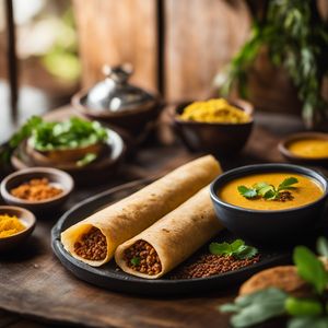 Masala dosa - Indian cuisine