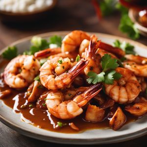 New Orleans-Style BBQ Shrimp - American cuisine