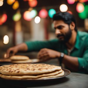 Onion Kulcha - Indian cuisine