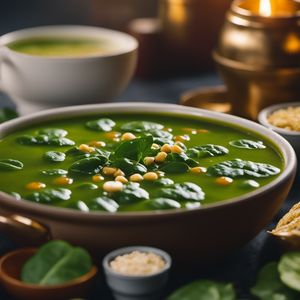 Palak dal - Indian cuisine