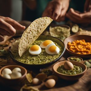 Papadzules - Mexican cuisine
