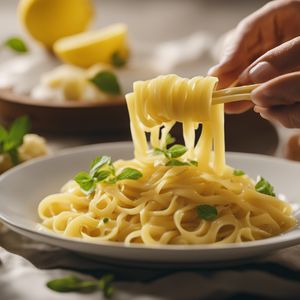 Pasta al limone - Italian cuisine