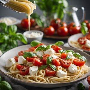 Pasta alla caprese - Italian cuisine