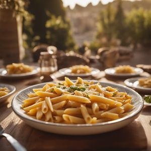 Penne alla fiesolana - Italian cuisine