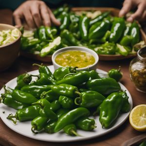Peperoncini verdi fritti - Italian cuisine