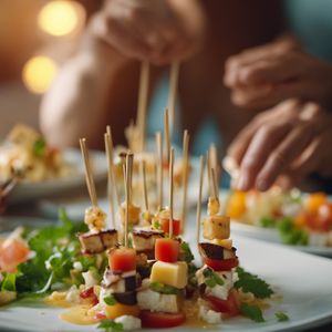Pincho ensaladilla rusa - Spanish cuisine